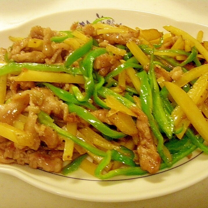豚小間肉で じゃがいものチンジャオロース レシピ 作り方 By めい 楽天レシピ